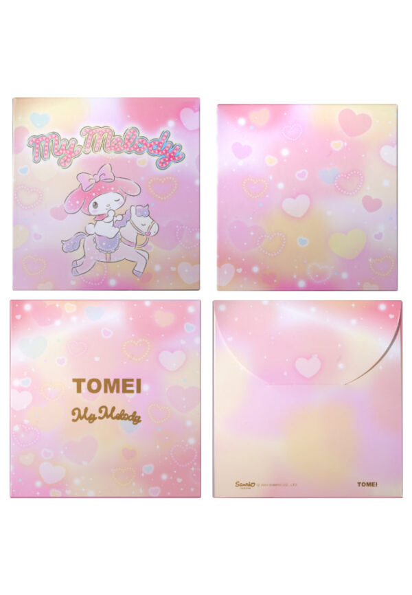 TOMEI I Sanrio My Melody Merry-Go-Round Gold Wafer 1G, Yellow Gold 9999
