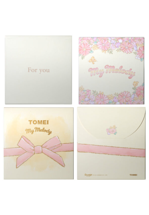TOMEI I Sanrio My Melody Bloom Gold Wafer 0.5G, Yellow Gold 9999