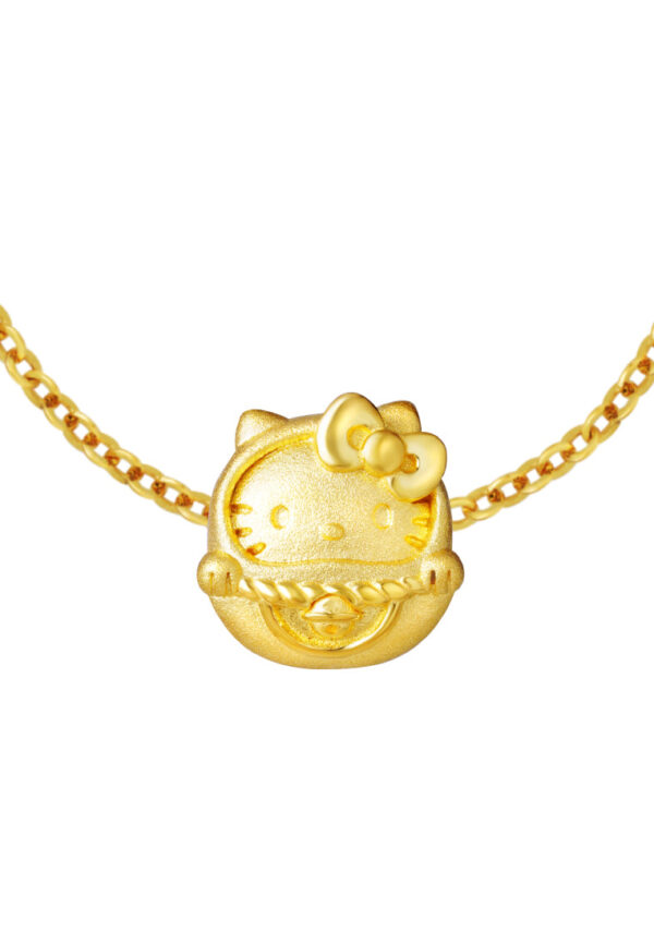 TOMEI Chomel I Sanrio Hello Kitty Treasure Charm, Yellow Gold 916