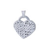 TOMEI True Love Pendant, White Gold 585