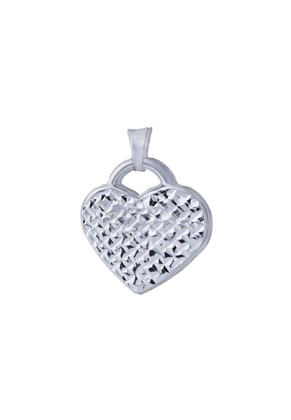 TOMEI True Love Pendant, White Gold 585