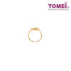 TOMEI I Sanrio Hello Kitty Hollow Ring, Yellow Gold  916 (HK-YG0731R-1C)