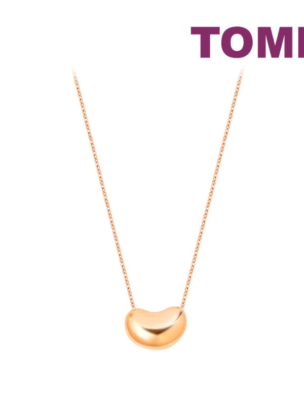 tomei_0002s_0001_Sony_09845WN44R-GD.psd TOMEI Rouge Collection Perfect Love Necklace, Rose Gold 750