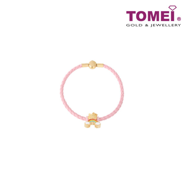TOMEI Chomel I Sanrio Hello Kitty Rainbow Charm, Yellow Gold 916