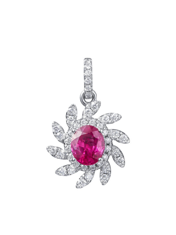 tomei_0004as_0001_Sony_24344.psd TOMEI Ruby Pendant, White Gold 750