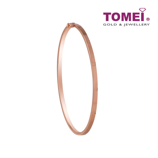 TOMEI Rouge Collection Bangle, Rose Gold 750