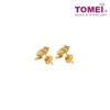 TOMEI I Sanrio Hello Kitty Earrings, Yellow Gold 916