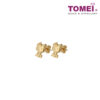 TOMEI I Sanrio Hello Kitty Earrings, Yellow Gold 916