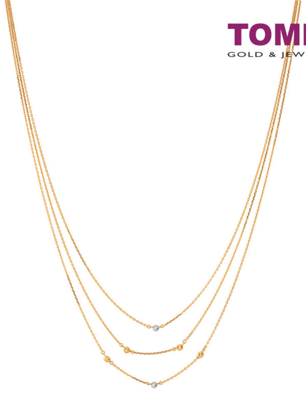 tomei_0006s_0000_tomei_02953.psdcopy TOMEI Three-Layers Necklace , Yellow Gold 916
