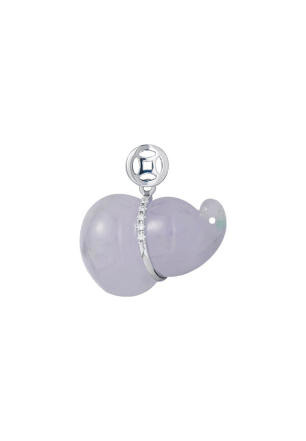 tomei_0014s_0002_Sony_02798JPKKHM020.psd_0a7c51a7-b262-4ead-95ad-f71d27240c2f TOMEI Purple Jade Gourd Pendant, White Gold 750