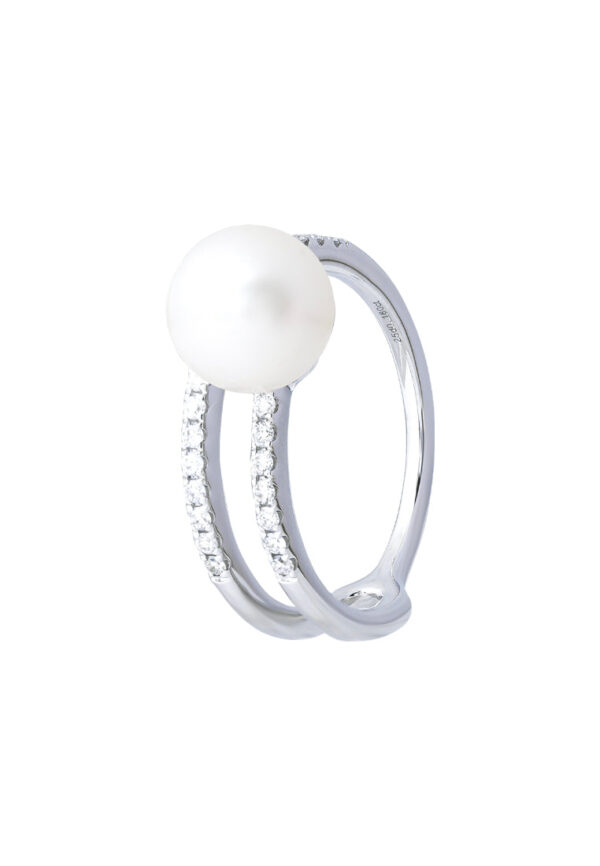 tomei_0016s_0001_DSC04272.psd_8fbb7e96-13db-45d9-bdf2-a6fd1500e85e TOMEI 【珍爱多美】Pure Love Pearl Ring, White Gold 585