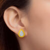 TOMEI Diamond Cut Collection Earrings, Yellow Gold 916