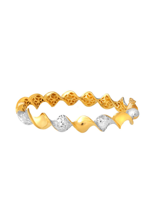 1100x762px_23June_0006_9L-SG6310-2C TOMEI Dual-Tone Bangle, Yellow Gold 916
