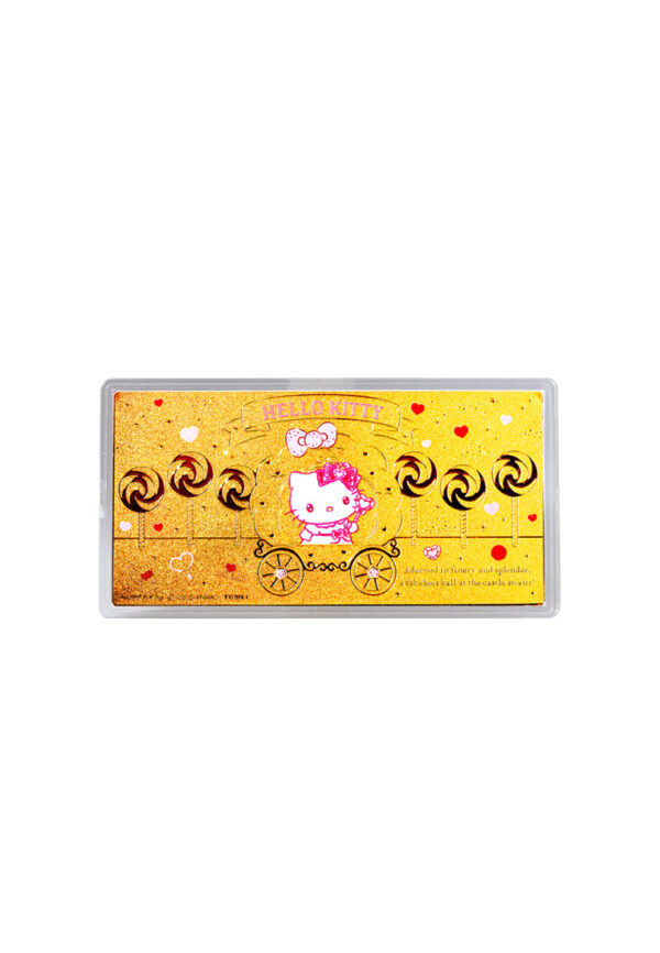 TOMEI I Sanrio Hello Kitty Sparkle Gold Wafer 0.5G, Yellow Gold 9999