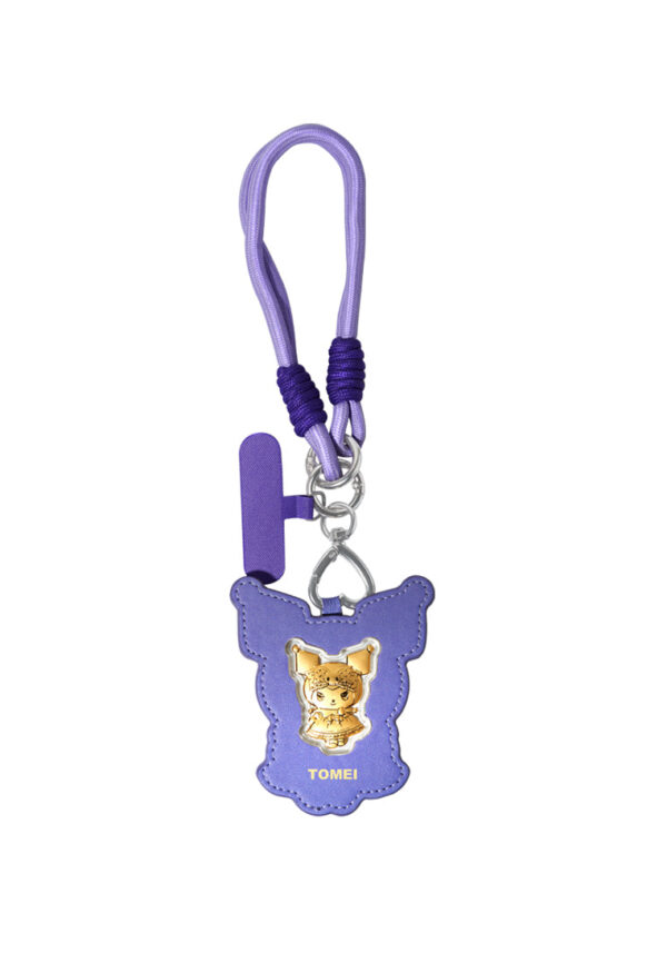 TOMEI I Sanrio Kuromi Sparkle Gold Wafer 0.2G, Yellow Gold 9999