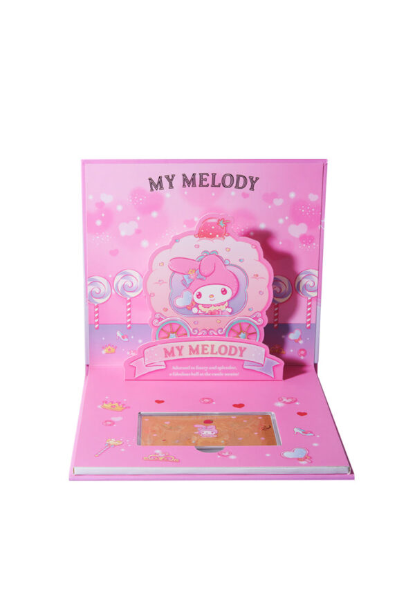 TOMEI I Sanrio My Melody Sparkle Gold Wafer 0.5G, Yellow Gold 9999
