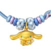 TOMEI Chomel I Sanrio Cinnamoroll 5D Charm with Blue Rope Bracelet, Yellow Gold 999