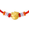 TOMEI Chomel I Sanrio Hello Kitty 5D Charm with rope, Yellow Gold 999