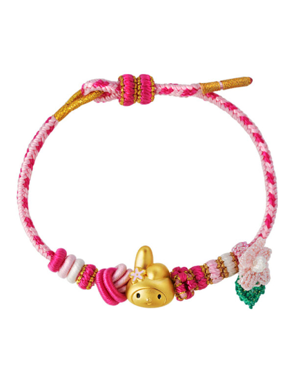 762x1100_0041_Sony_53774 TOMEI X Sanrio My Melody 5D Charm with rope, Yellow Gold 999