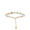 TOMEI [Online Exclusive] Jade and Pearl Bracelet, Silver