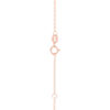 TOMEI Nephrite Heart Necklace, Rose Gold 750