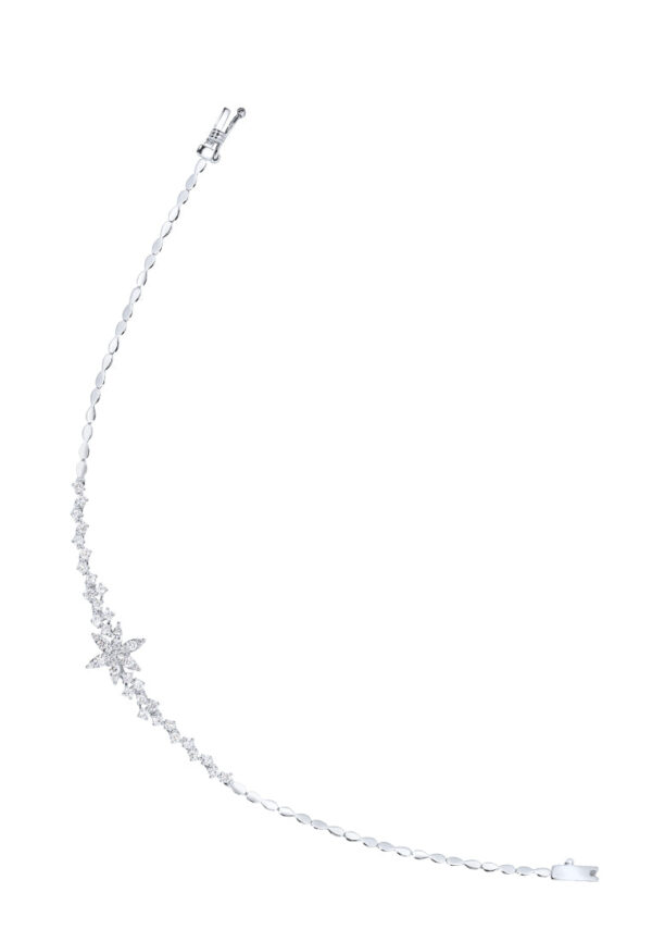 TOMEI Seribu Glow Diamond Bracelet, White Gold 750