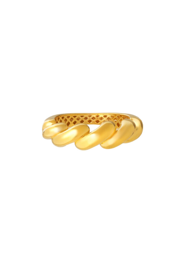 1100x762px_30June_0059_IO-R217078-1C TOMEI Lusso Italia Twisted Ring, Yellow Gold 916