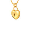 1100x762px_30June_0064_X3STP15152-1C TOMEI Lusso Italia Love Lock Pendant, Yellow Gold 916