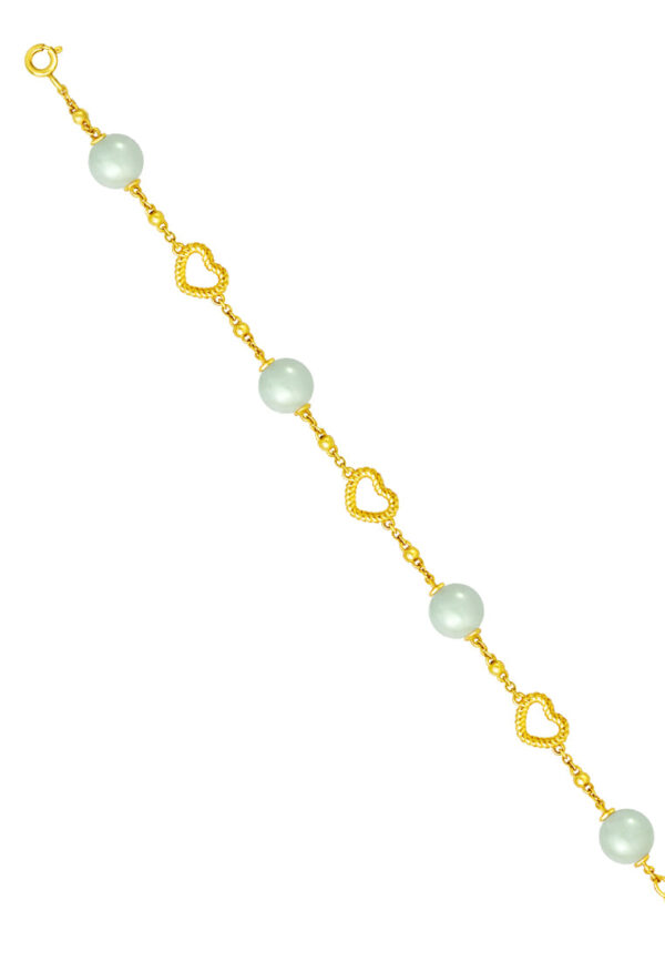 762x1100_0002_Sony_608539M-YG1565B-1C TOMEI Jade Bracelet, Yellow Gold 916