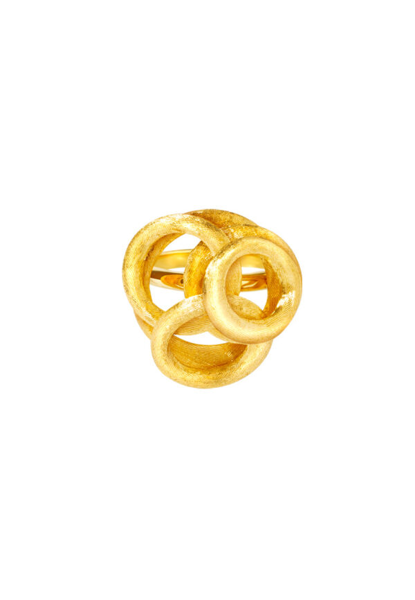 TOMEI Lusso Italia Ring, Yellow Gold 916