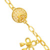 762x1100_0006_Sony_60850_3 TOMEI Lucky Knot Bracelet, Yellow Gold 916