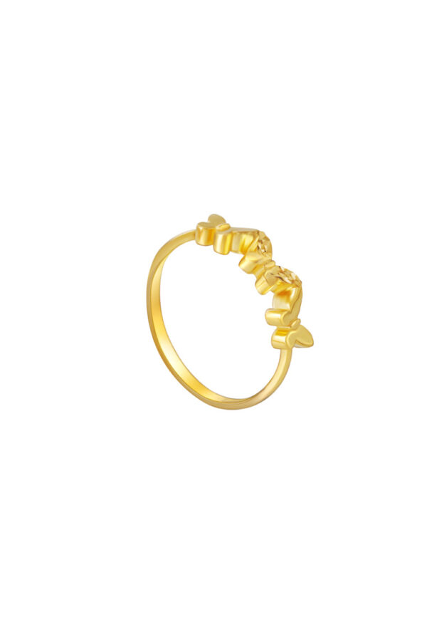 762x1100_0008_Sony_60751 TOMEI Butterlies Ring, Yellow Gold 916