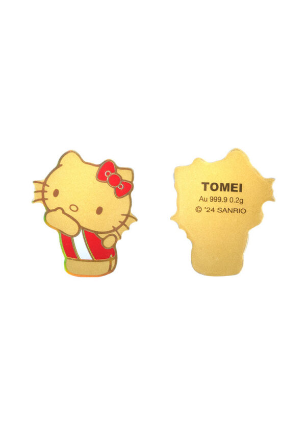 TOMEI I Sanrio Hello Kitty Playgrounds Gold Wafer 0.20G I Fine Gold 9999