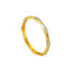 1100x762_0005_9L-SG6390-2C TOMEI Dual-Tone Bangle, Yellow Gold 916