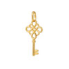 TOMEI Key Pendant, Yellow Gold 916