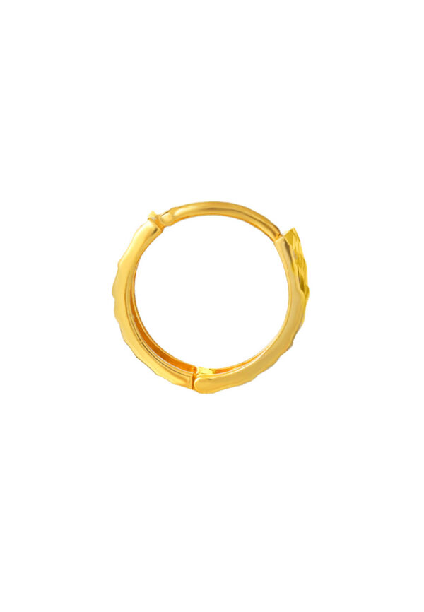 TOMEI Loop Earrings, Yellow Gold 916