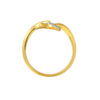 TOMEI Dual-Tone Ring, Yellow Gold 916