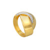 TOMEI Diamond Cut Collection Ring, Yellow Gold 916