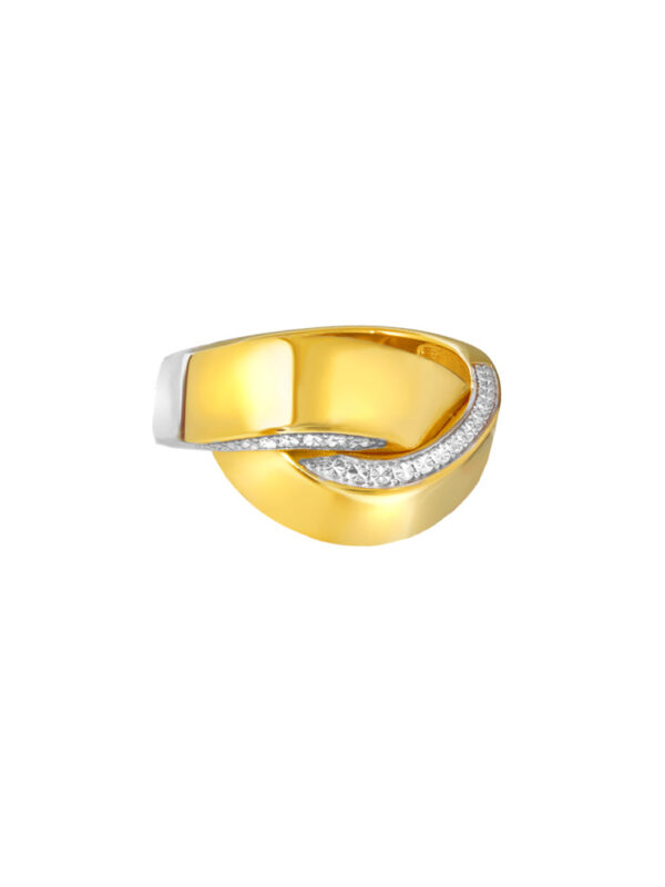TOMEI Diamond Cut Collection Ring, Yellow Gold 916
