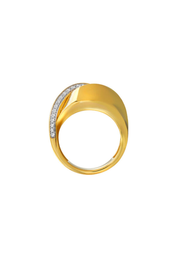 TOMEI Diamond Cut Collection Ring, Yellow Gold 916