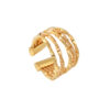 TOMEI Lusso Italia Ring, Yellow Gold 916