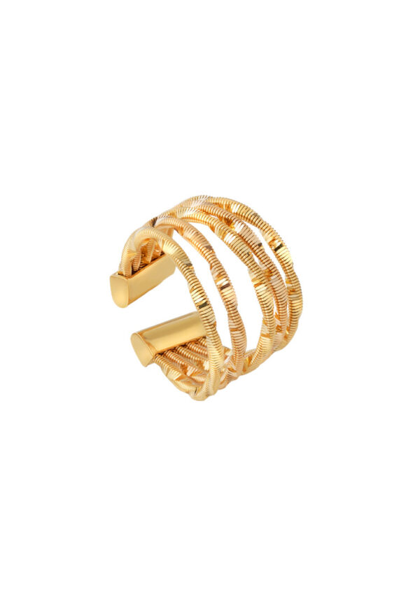 TOMEI Lusso Italia Ring, Yellow Gold 916