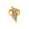 TOMEI Lusso Italia Ring, Yellow Gold 916