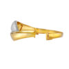 TOMEI Diamond Cut Collection Bangle, Yellow Gold 916