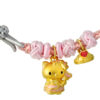 TOMEI Chomel I Sanrio Hello Kitty 5D Charm with rope, Yellow Gold 999
