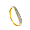TOMEI Diamond Cut Collection Bangle, Yellow Gold 916