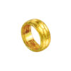 TOMEI Honeycomb-inspired Pattern Ring, Yellow Gold 916