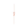 TOMEI Nephrite Series Gourd Necklace, Rose Gold 750