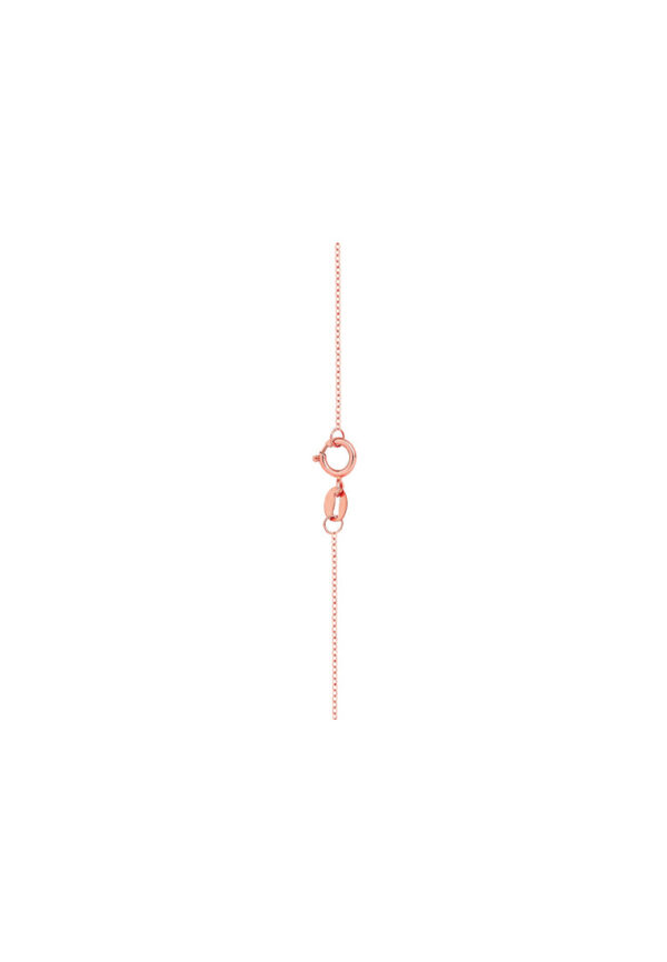 TOMEI Nephrite Series Gourd Necklace, Rose Gold 750