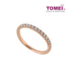 TOMEI Eternity Ring, Rose Gold 750